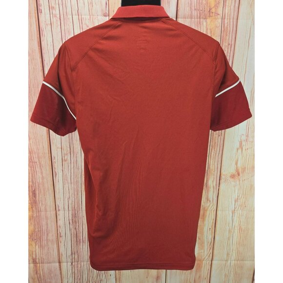 Oklahoma Sooners Nike Dri-Fit Mens Red Polo Small - Picture 2 of 10